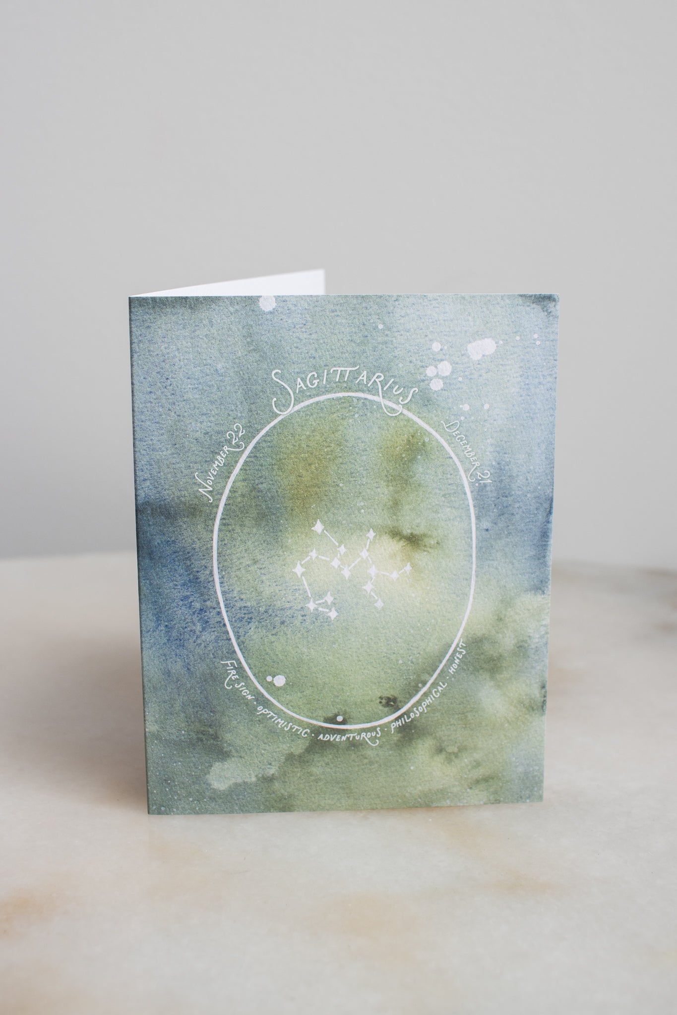 Sagittarius Constellation Card