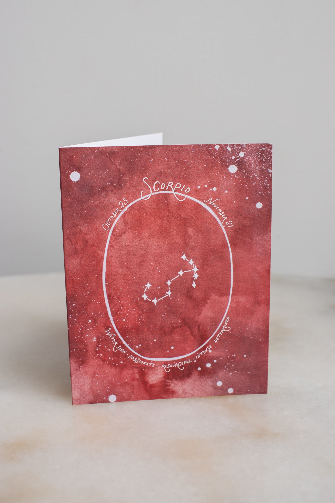 Scorpio Constellation Card