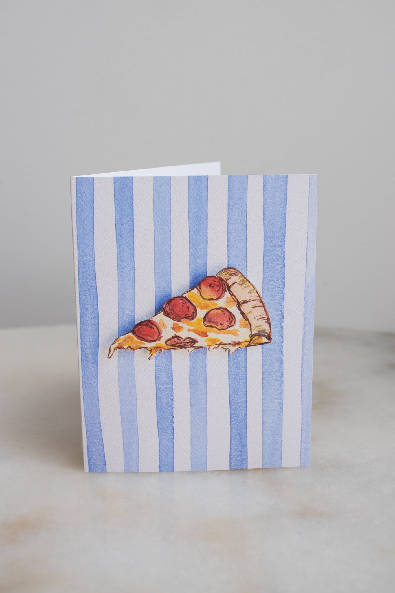 NYC Pizza & Stripes Card