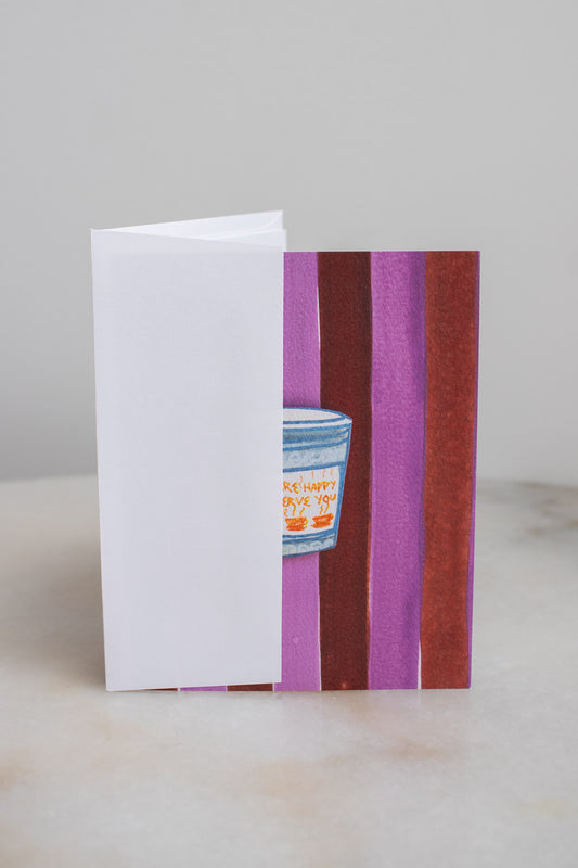 NYC Coffee & Stripes Card