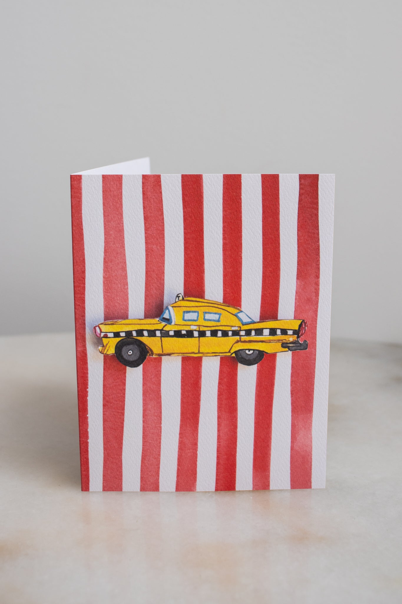 NYC Taxi & Stripes Card