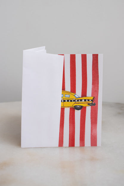 NYC Taxi & Stripes Card