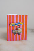 NYC Hot Dog Cart & Stripes Card
