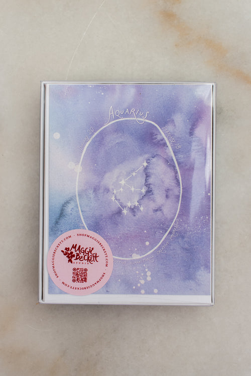 Boxed Set of 12 Astrological Signs Collection Cards