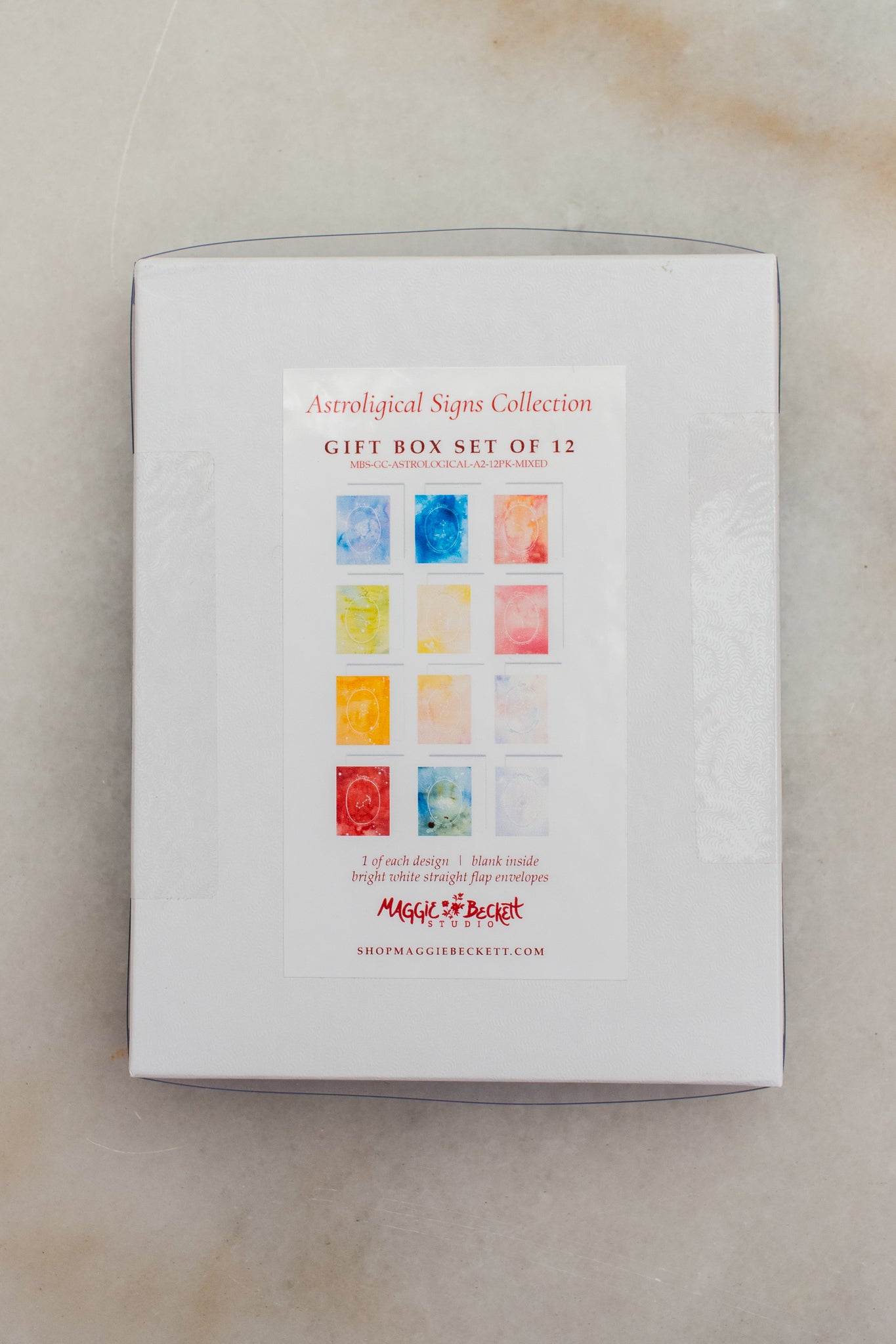 Boxed Set of 12 Astrological Signs Collection Cards