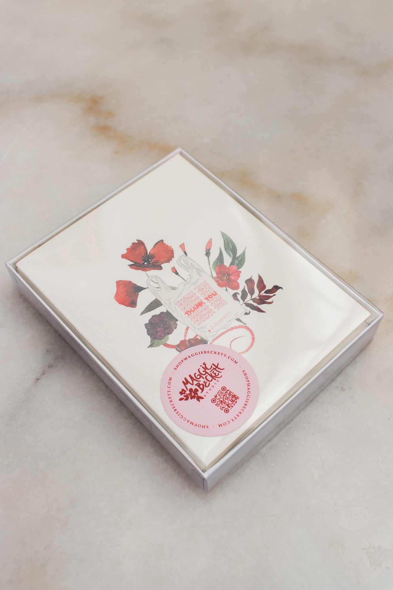 Boxed Set of 10 Thank You Bag Cards