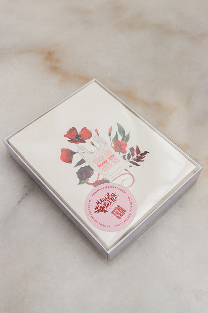Boxed Set of 10 Thank You Bag Cards