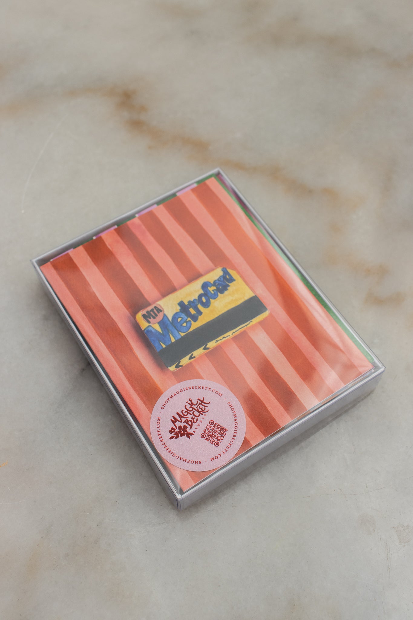 Boxed Set of 10 NYC Icons & Stripes Collection Cards