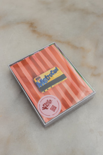 Boxed Set of 10 NYC Icons & Stripes Collection Cards