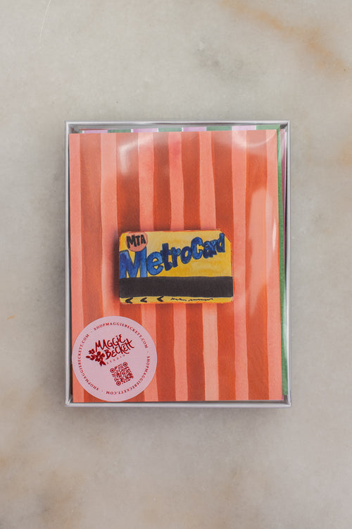 Boxed Set of 10 NYC Icons & Stripes Collection Cards