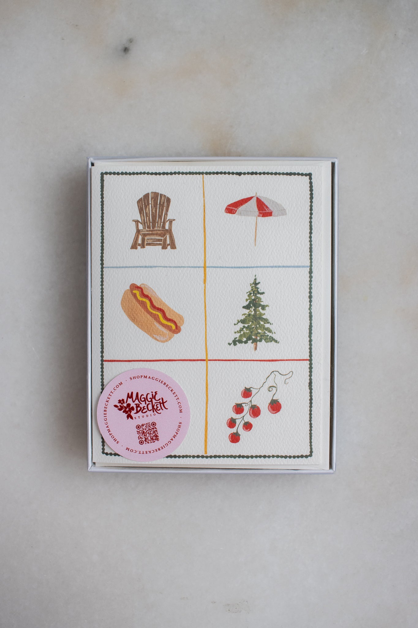 Boxed Set of 10 Upstate Summer Icons Cards