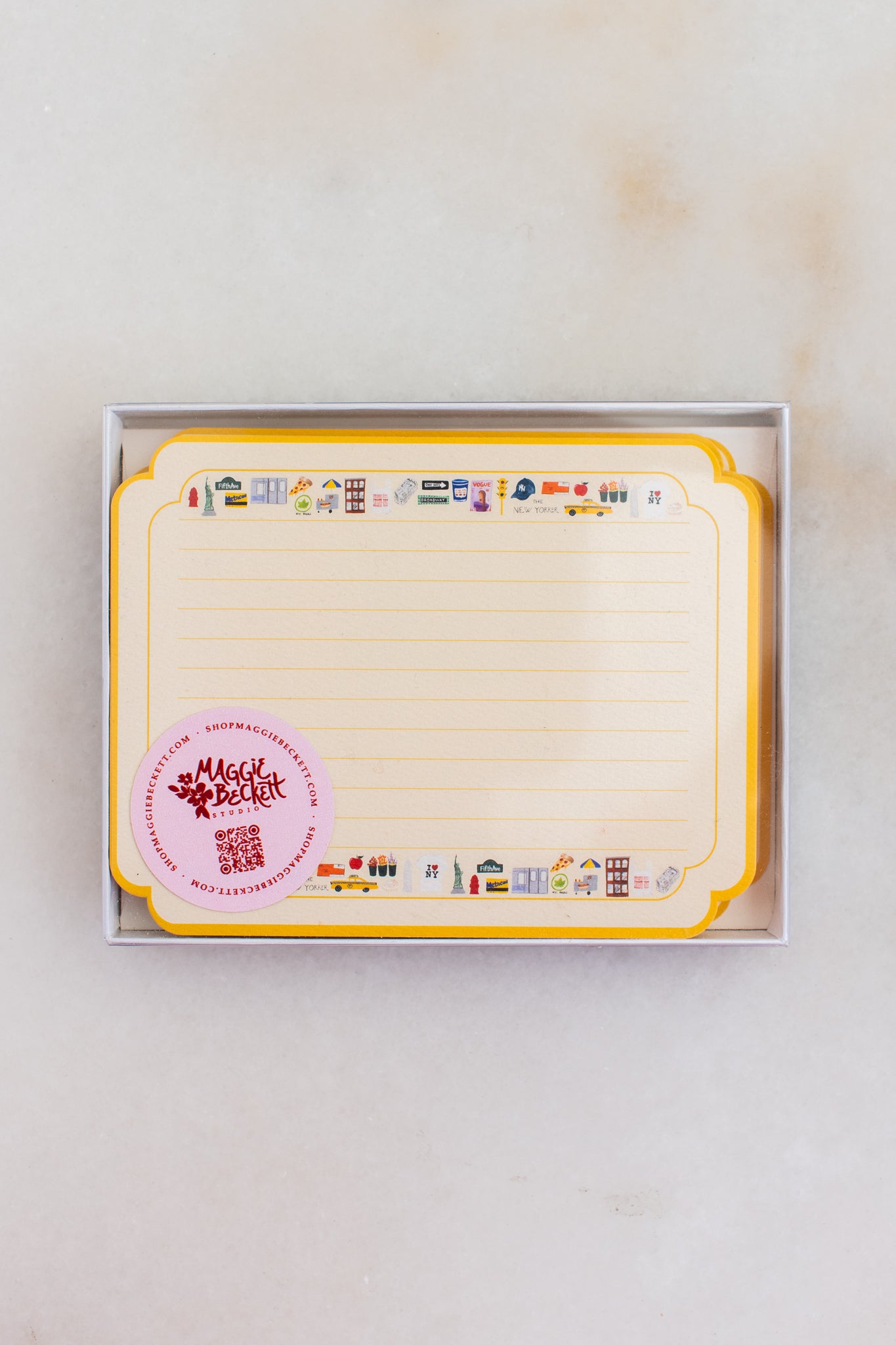 Boxed Set of 10 NYC Icons Pattern Cards