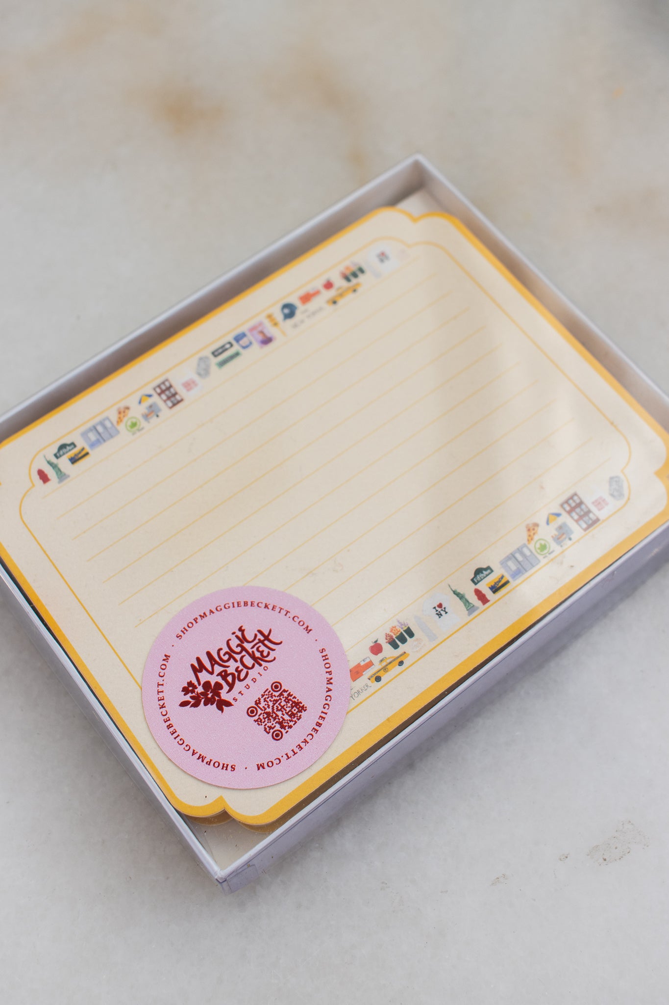 Boxed Set of 10 NYC Icons Pattern Cards