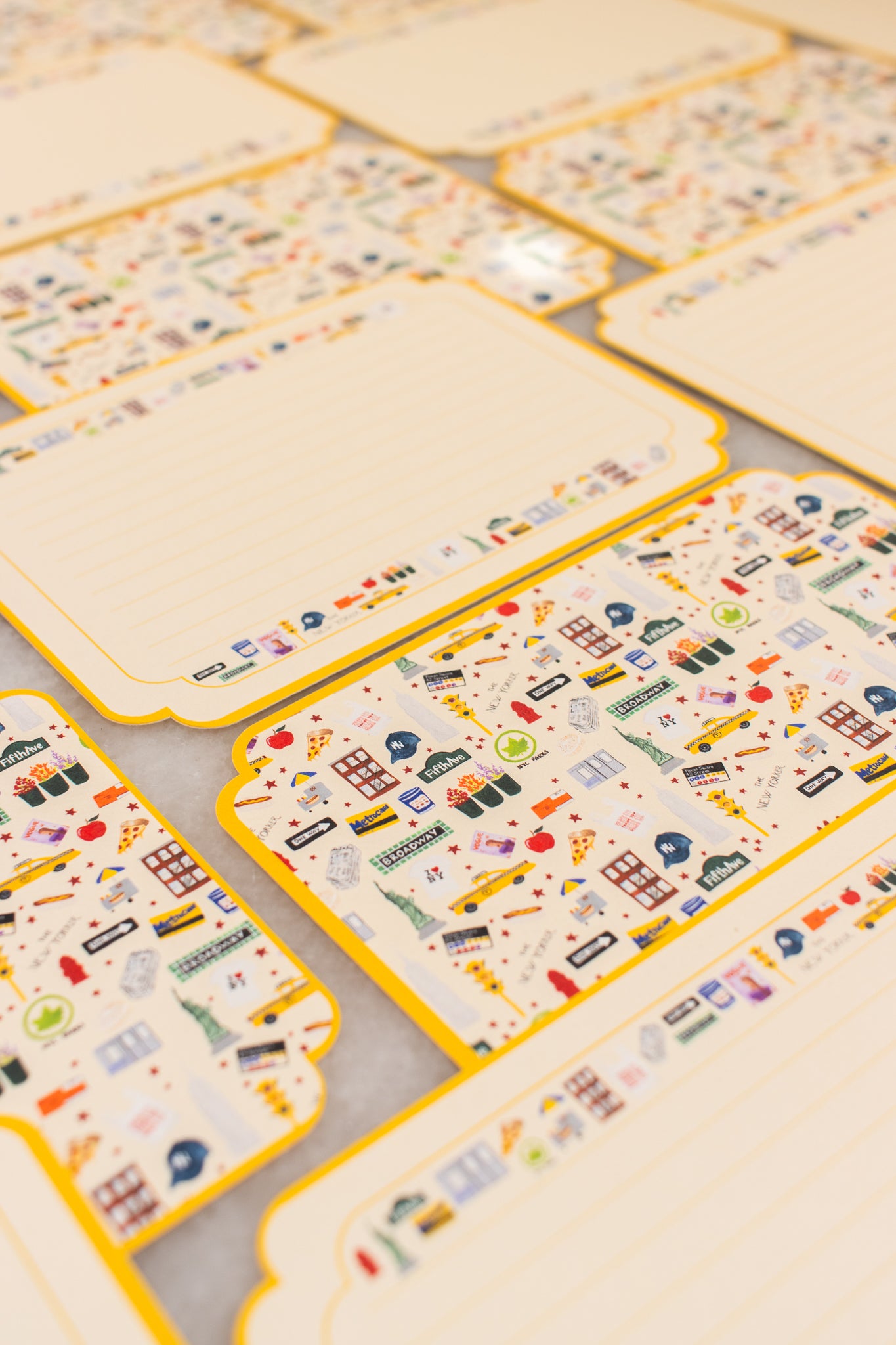 Boxed Set of 10 NYC Icons Pattern Cards