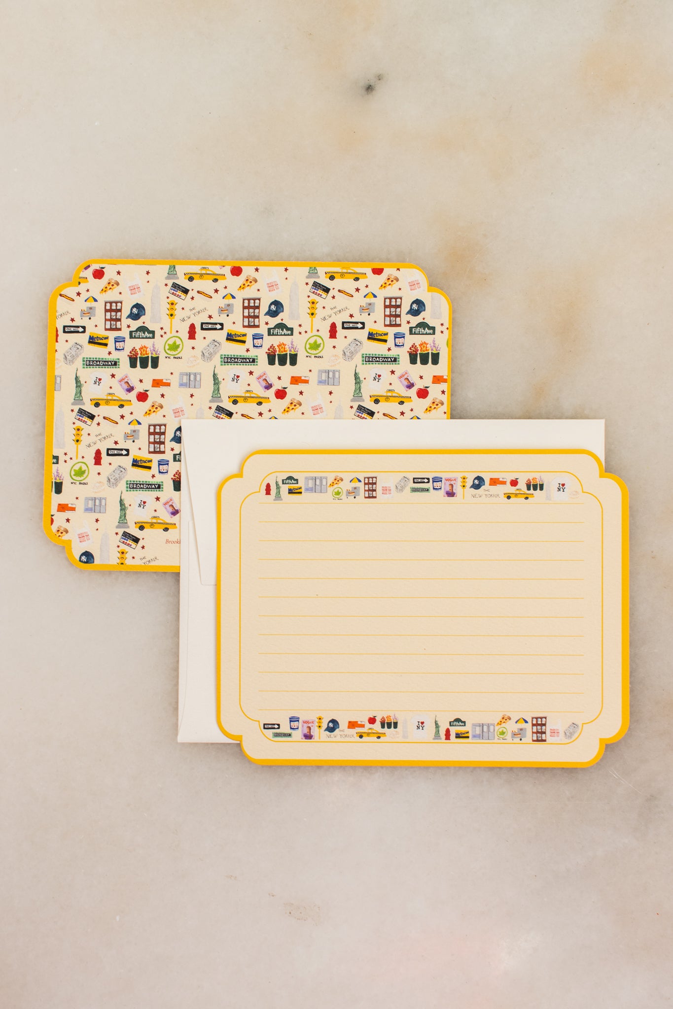 Boxed Set of 10 NYC Icons Pattern Cards