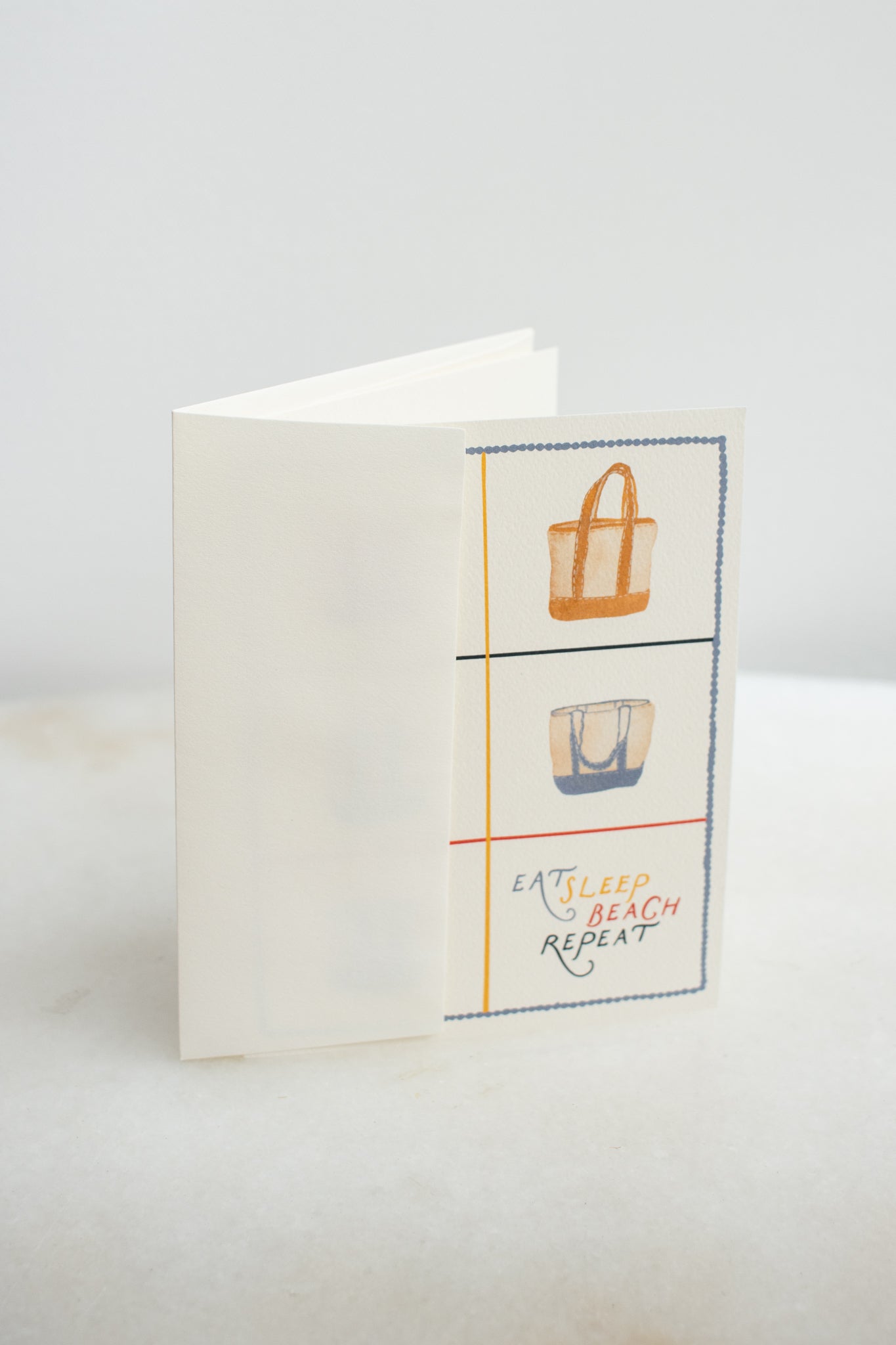 Eat, Sleep, Beach, Repeat Tote Card