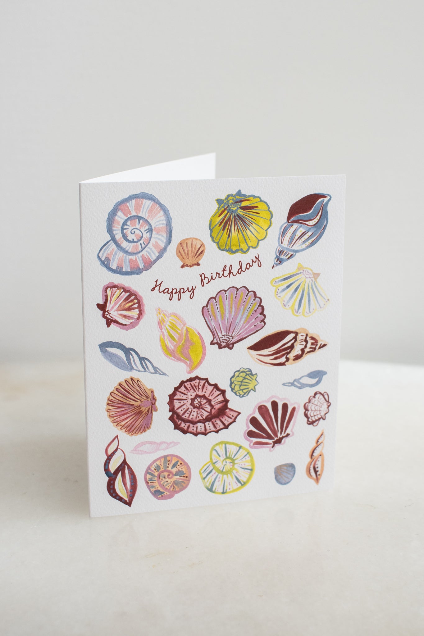 Happy Birthday Seashells Card