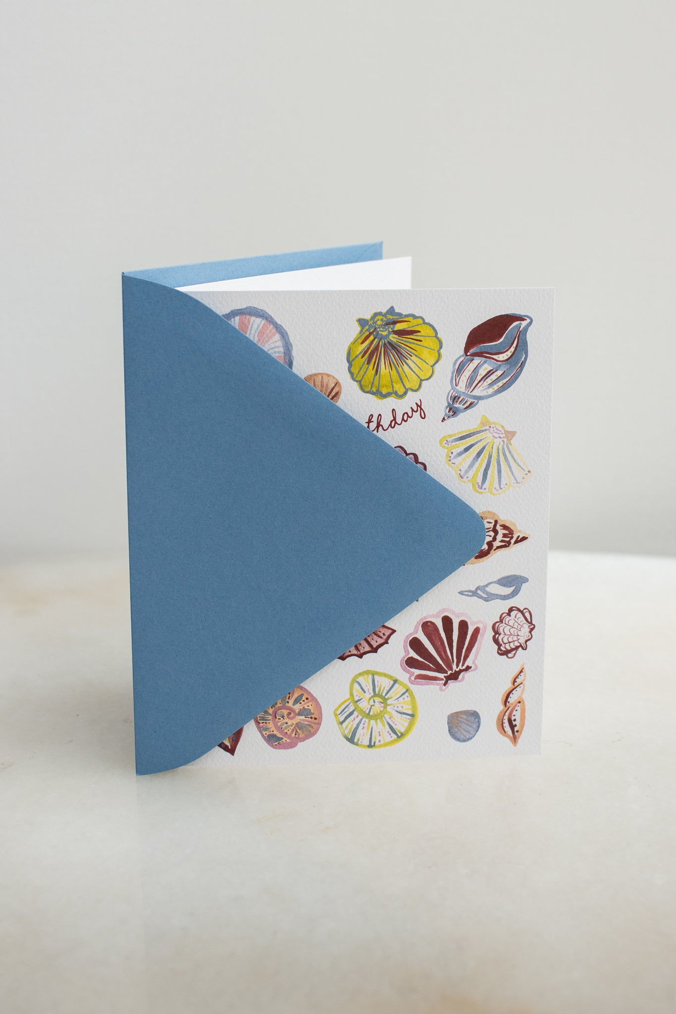 Happy Birthday Seashells Card