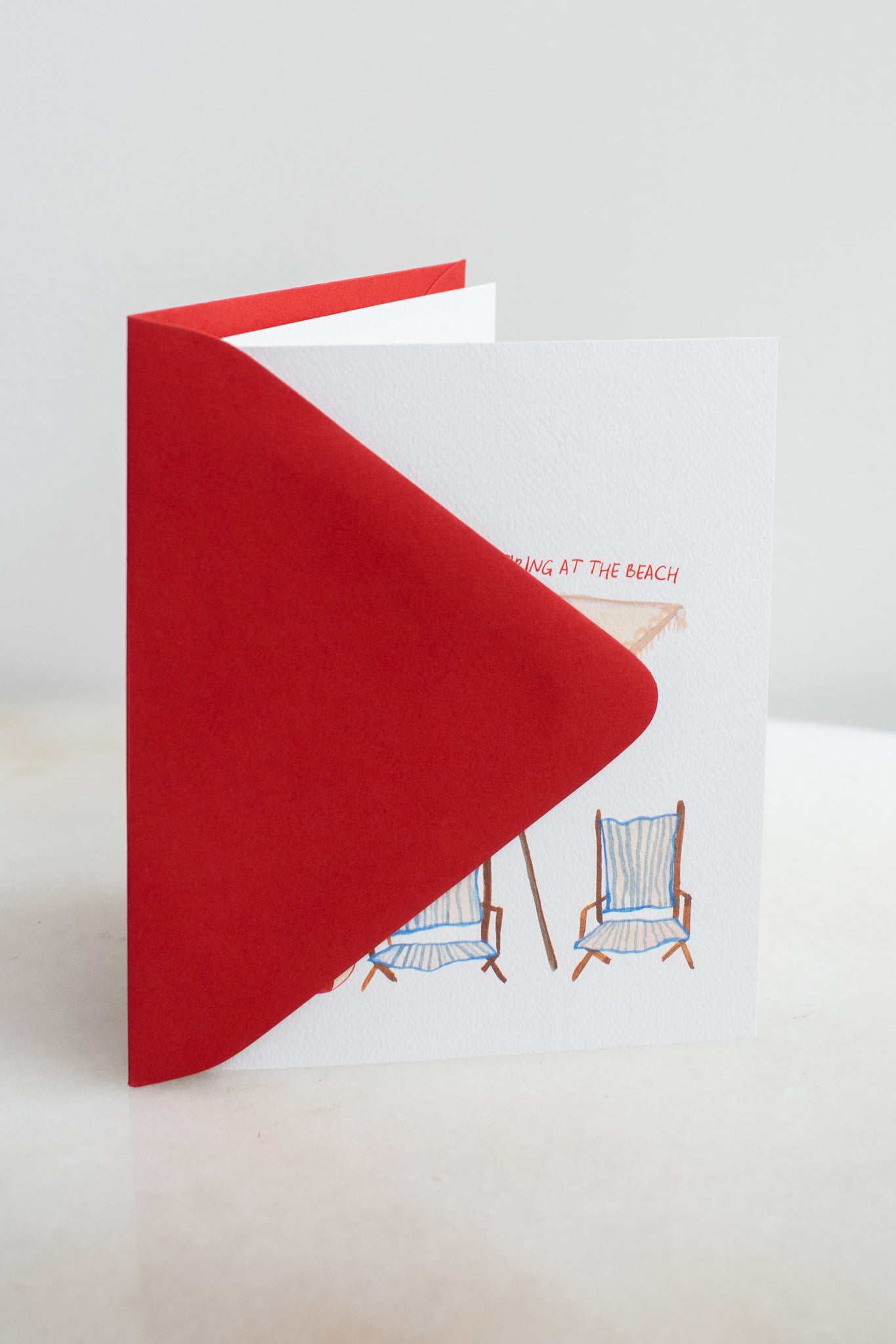One Year Closer to Retiring at the Beach Birthday Card