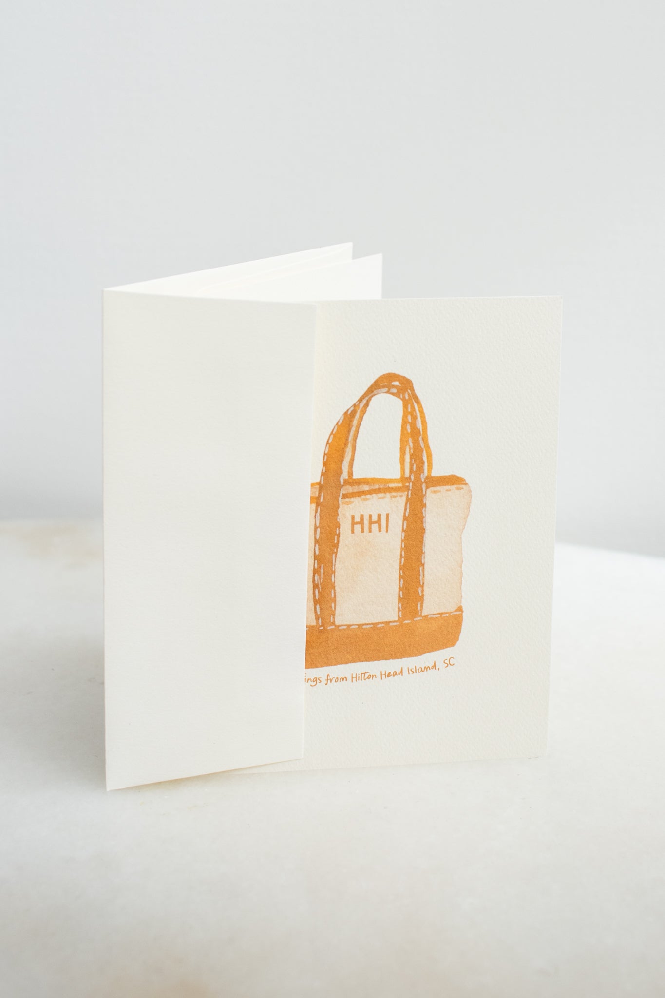 Hilton Head Island Beach Tote Card