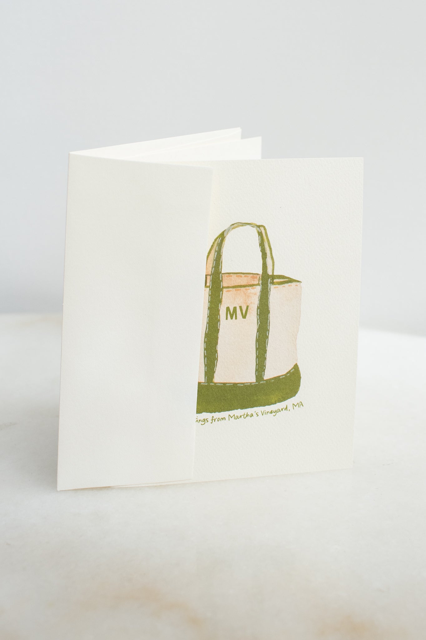 Martha's Vineyard Beach Tote Card