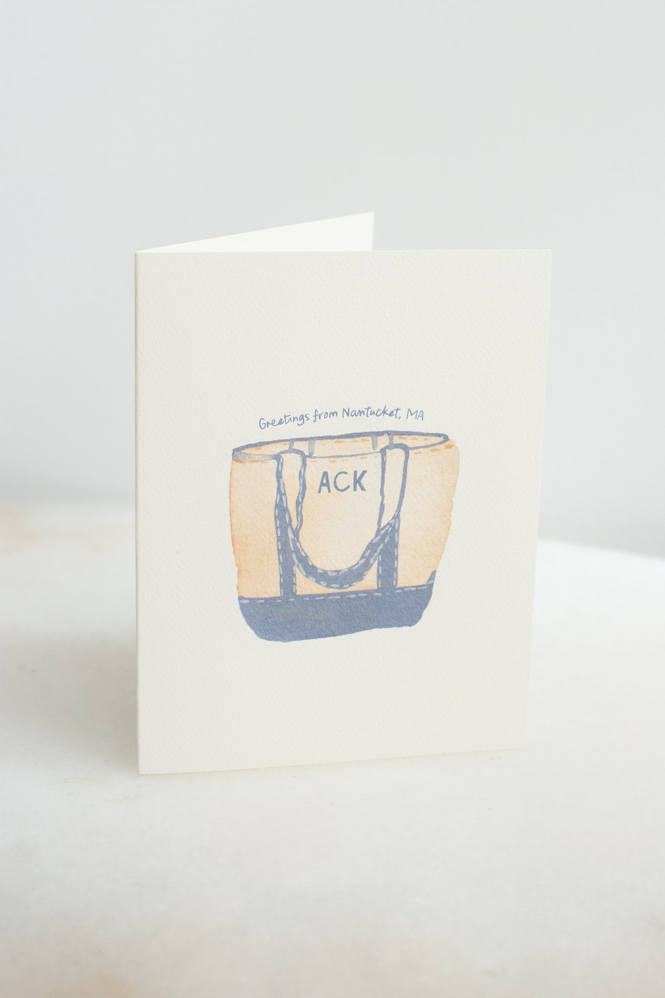 Nantucket Beach Tote Card