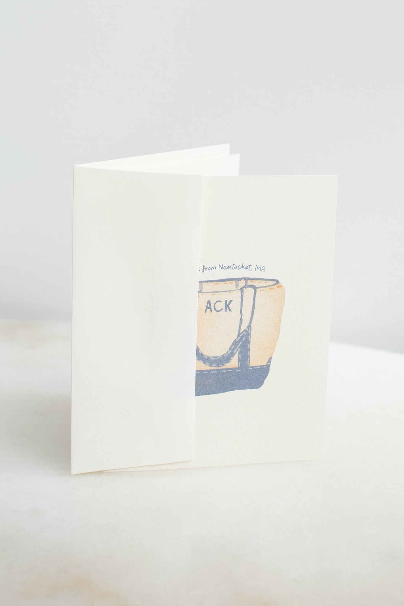 Nantucket Beach Tote Card