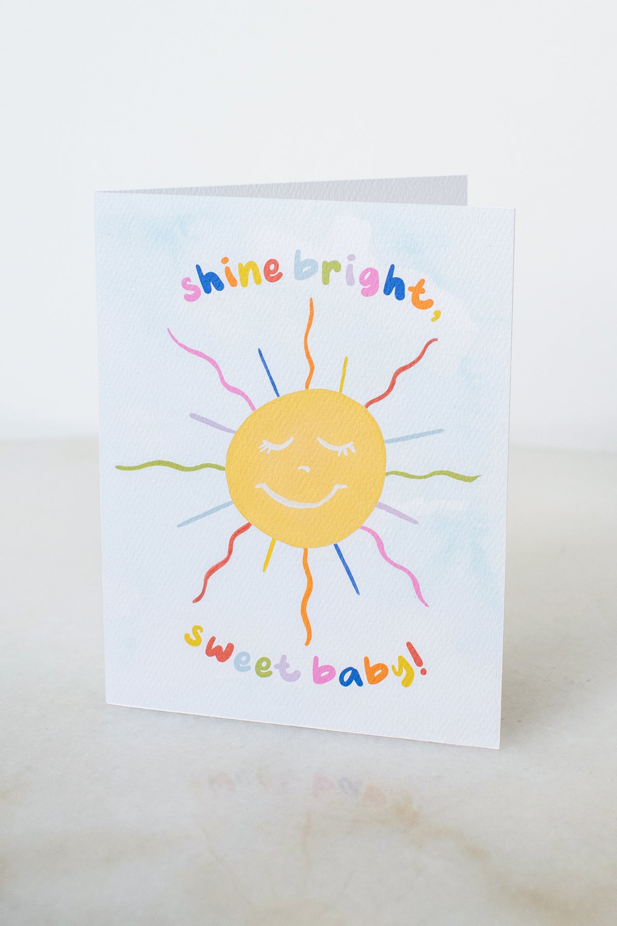 Shine Bright, Sweet Baby! Card