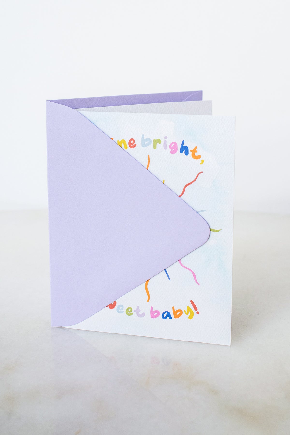 Shine Bright, Sweet Baby! Card
