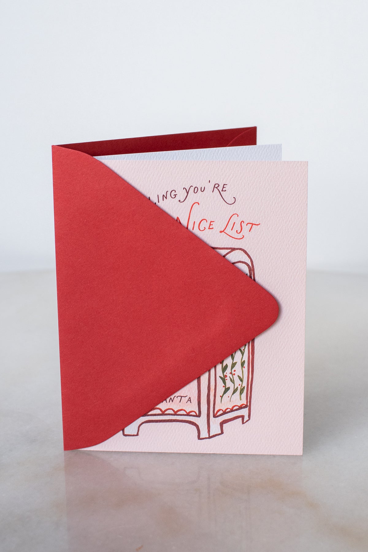 On The Nice List Christmas Card
