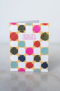 Seasons Greetings Checkers Card