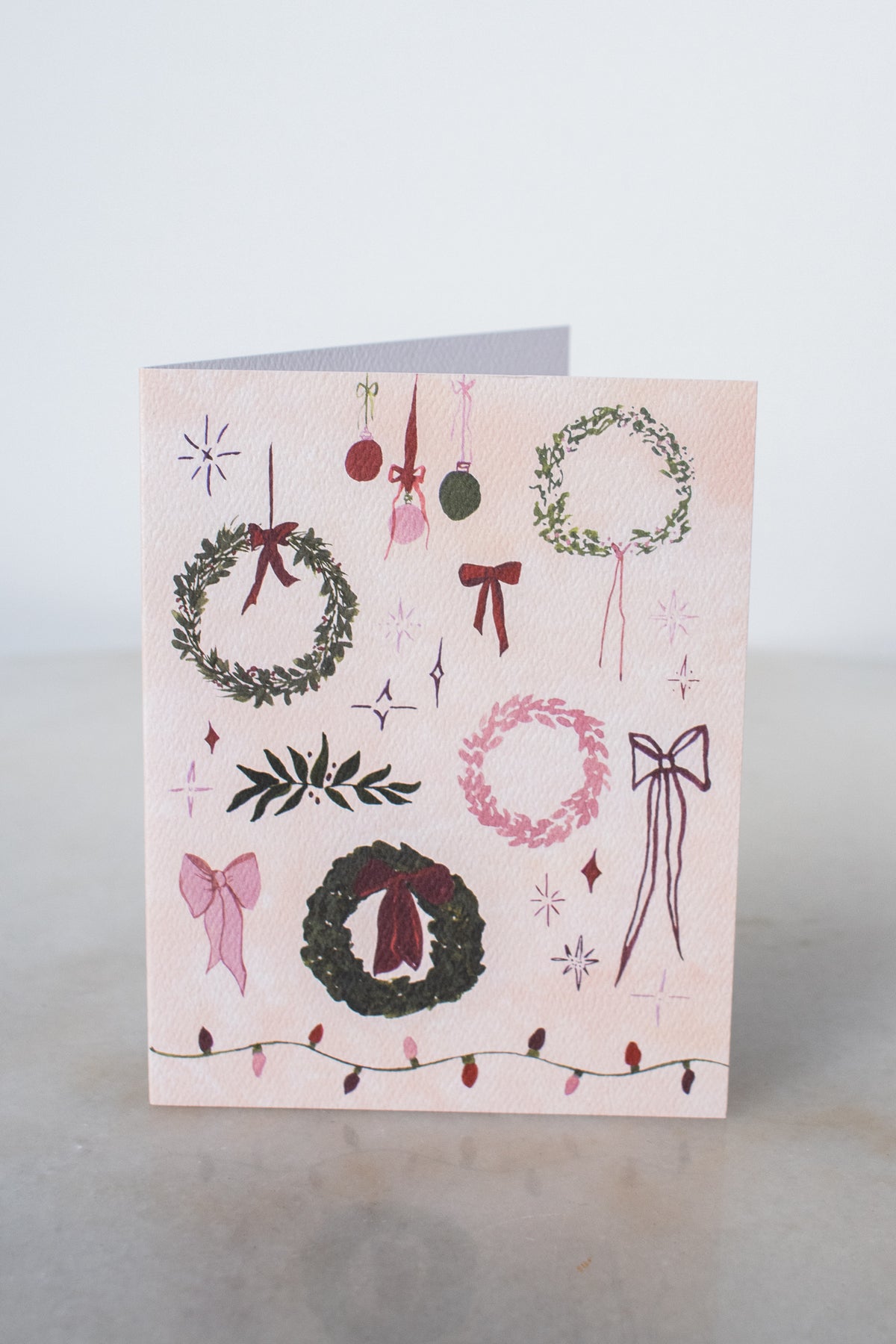 Wreaths & Bows Card