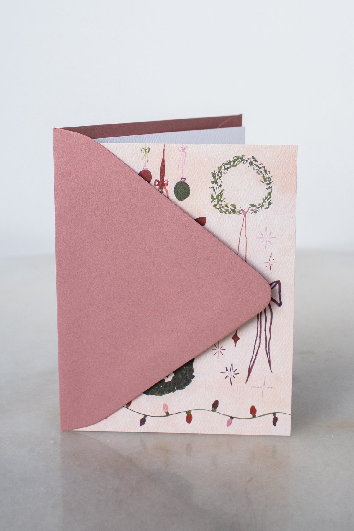 Wreaths & Bows Card