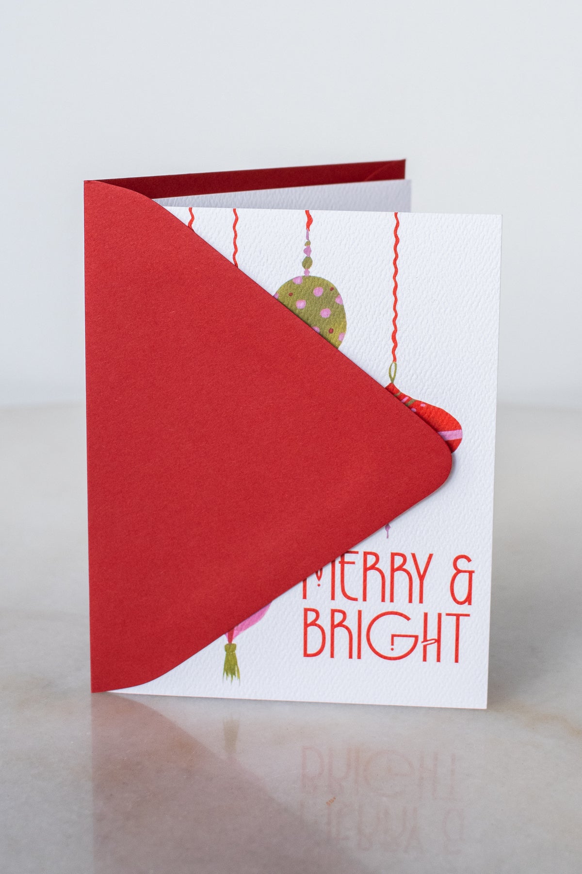 Merry & Bright Ornaments Card
