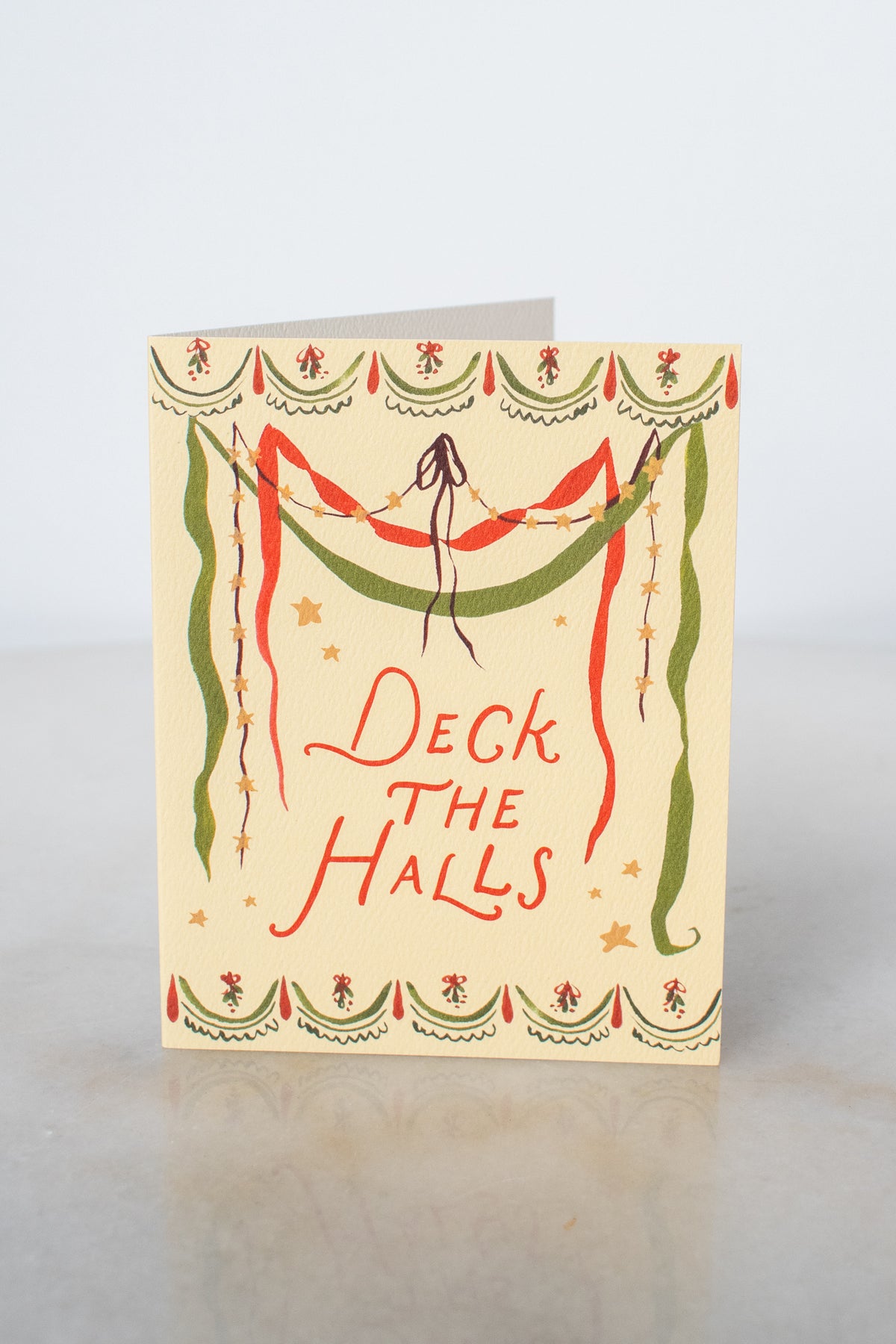 Deck The Halls Card