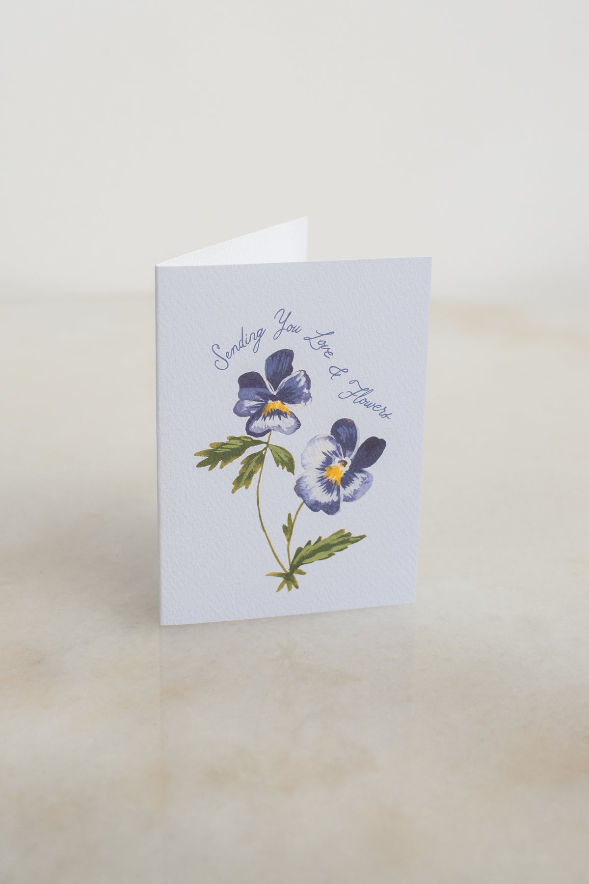 Mini Sending You Love & Flowers Card
