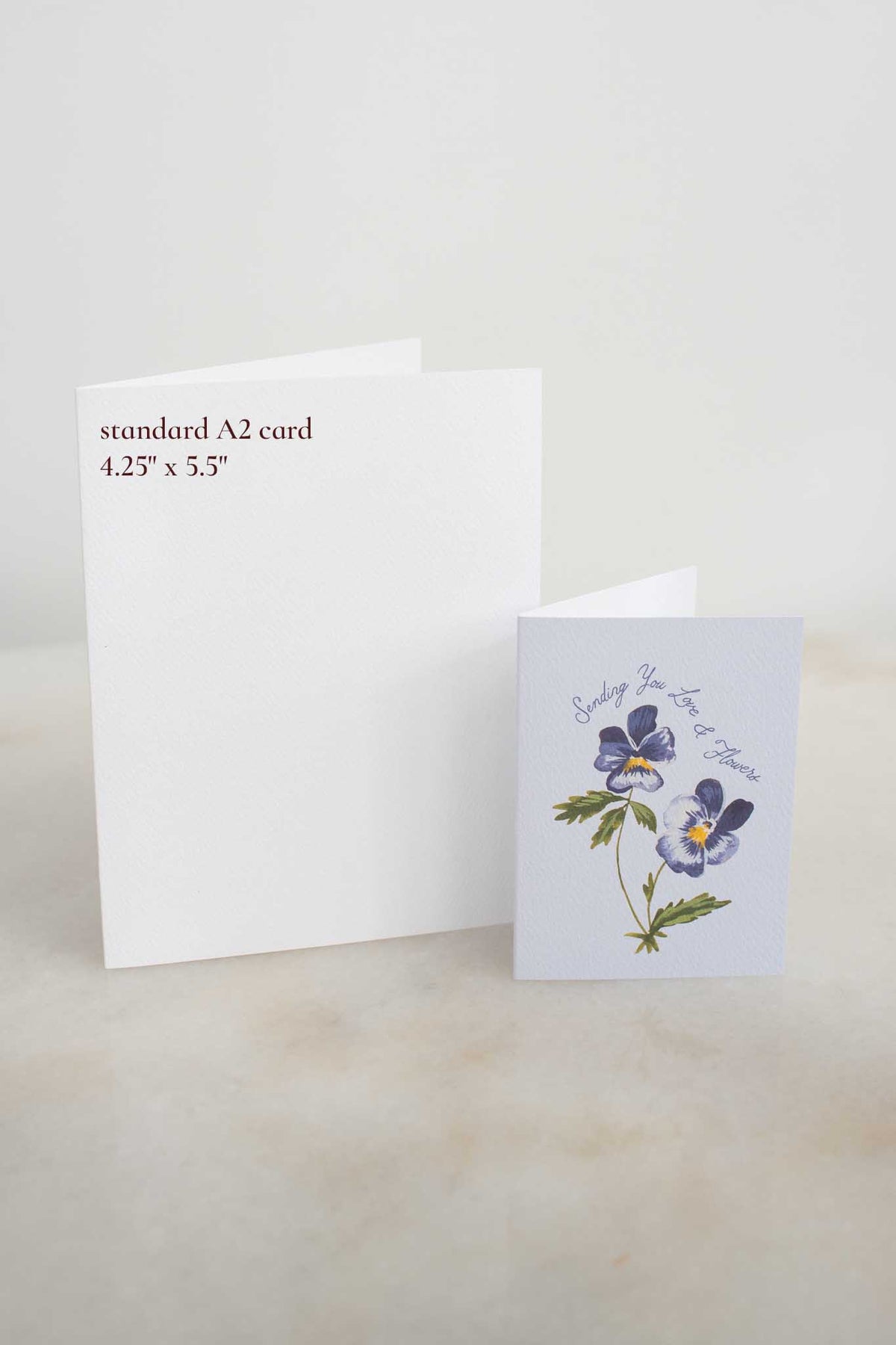 Mini Sending You Love & Flowers Card