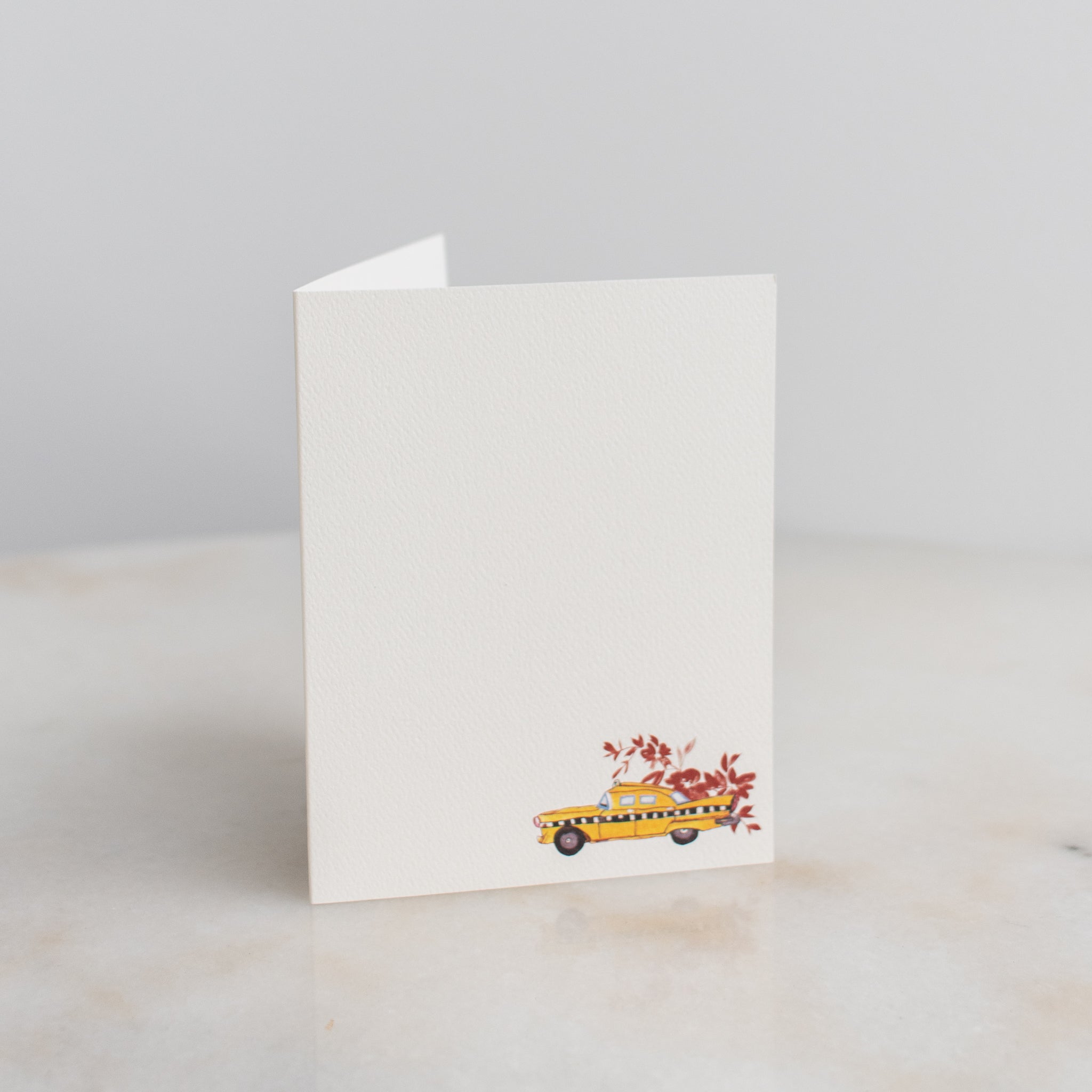Boxed Set of 10 NYC Taxi Floral Cards