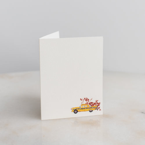 Boxed Set of 10 NYC Taxi Floral Cards