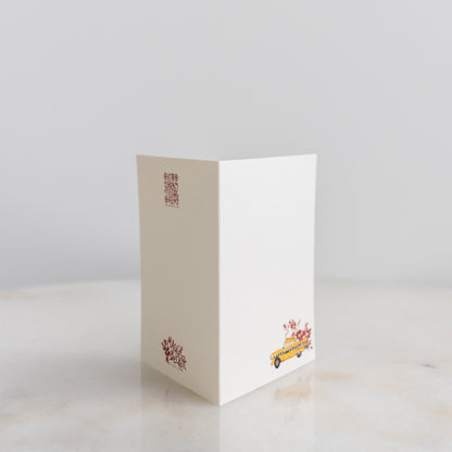NYC Floral Taxi Cards: Box Set of 10