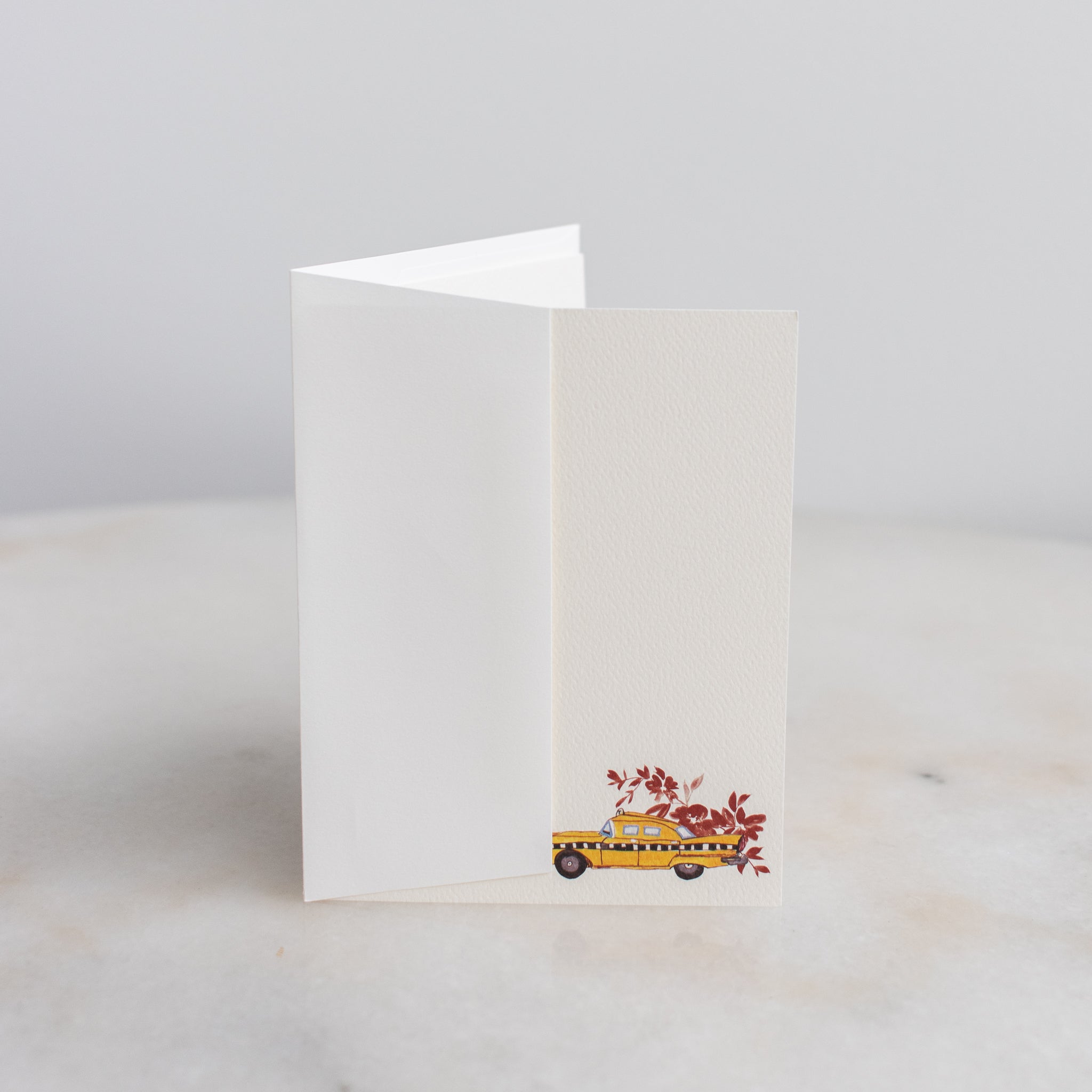 Boxed Set of 10 NYC Taxi Floral Cards