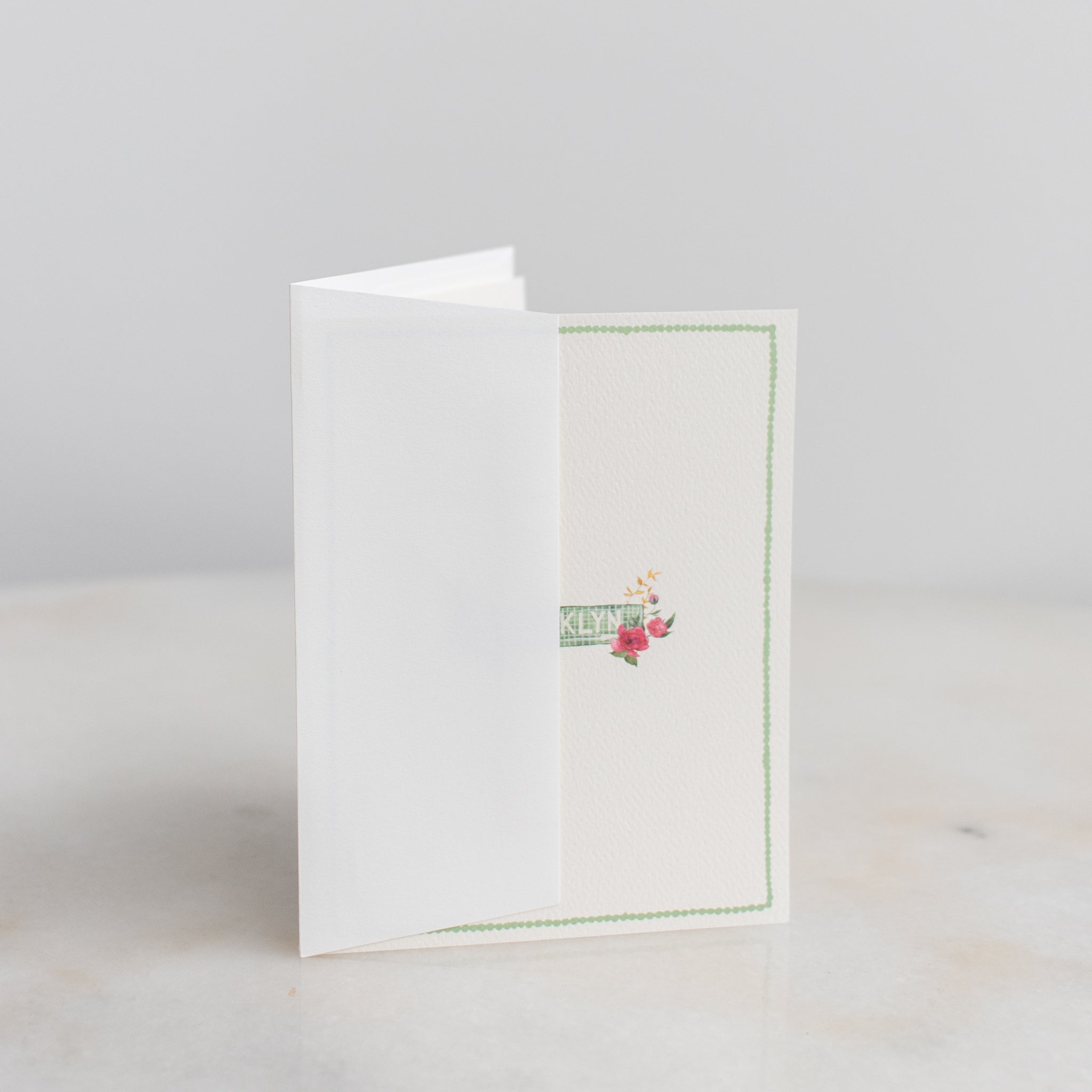 Boxed Set of 10 Brooklyn Subway Tile Floral Cards