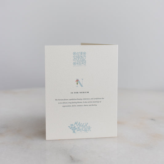 Floral Initials Boxed Note Cards