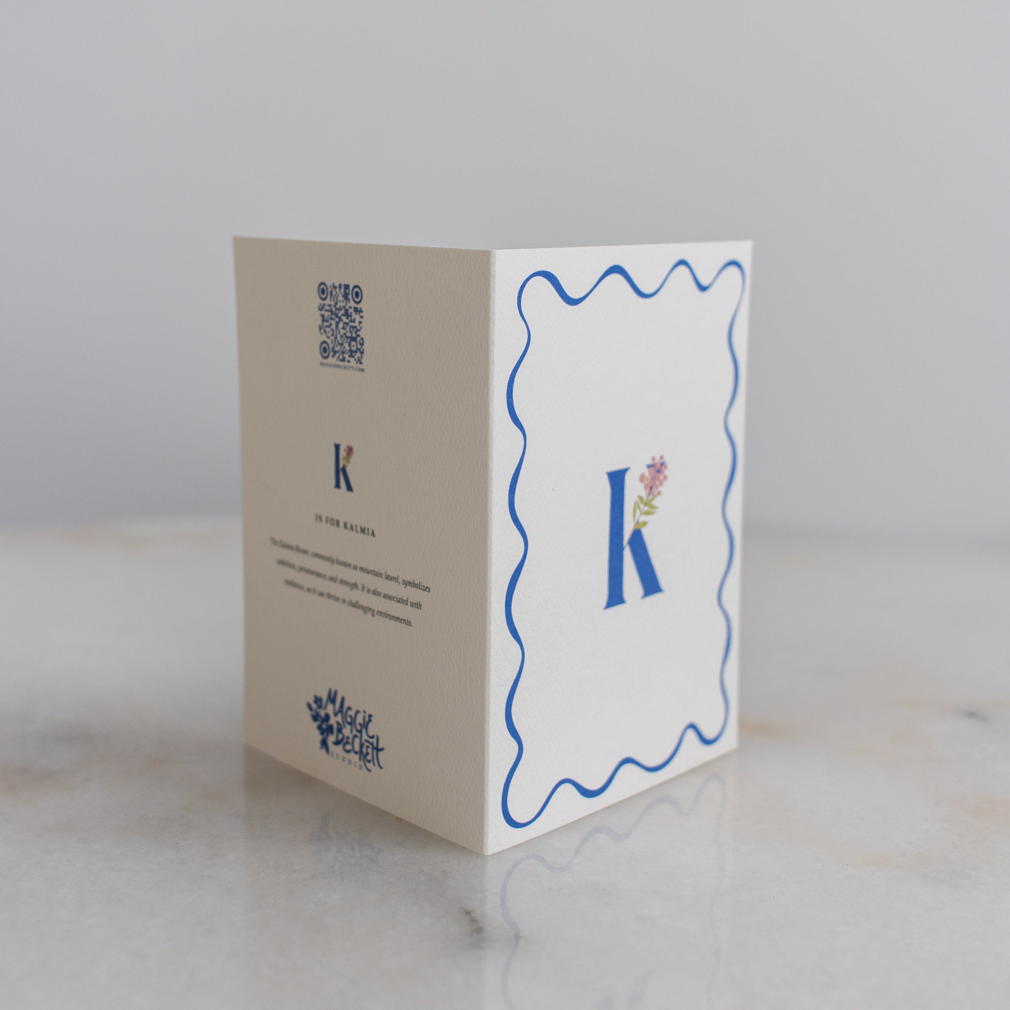 Floral Initials Boxed Note Cards