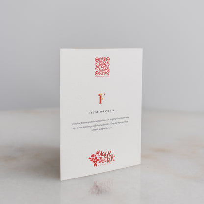 Floral Initials Boxed Note Cards