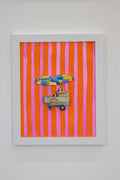 ORIGINAL: NY Hot Dog Cart Stripe Artwork