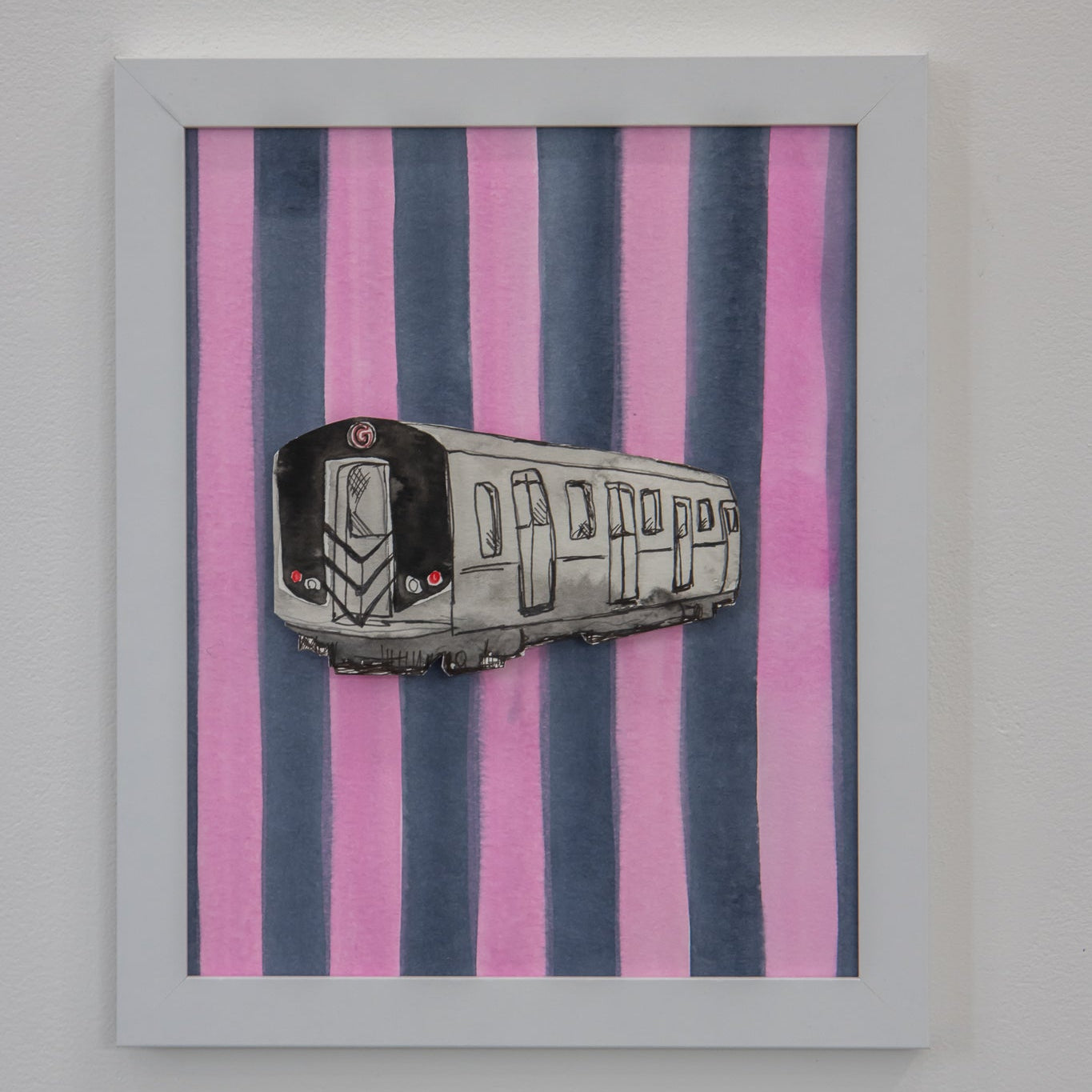 ORIGINAL: NY Subway Car Stripe Artwork