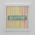 ORIGINAL: NY Brooklyn Subway Tile Stripe Artwork
