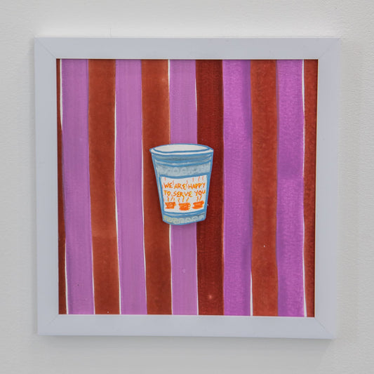 ORIGINAL: NY Bodega Coffee Stripe Artwork