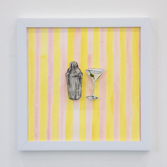 ORIGINAL: NY Icons Martini Stripe Artwork